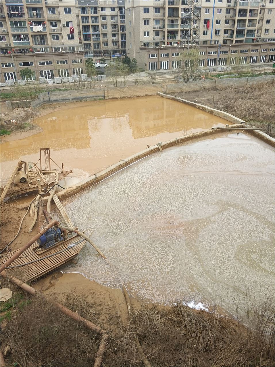 龙湖沉淀池淤泥清理-厂区废水池淤泥清淤