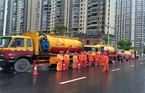 龙湖市政管道清淤